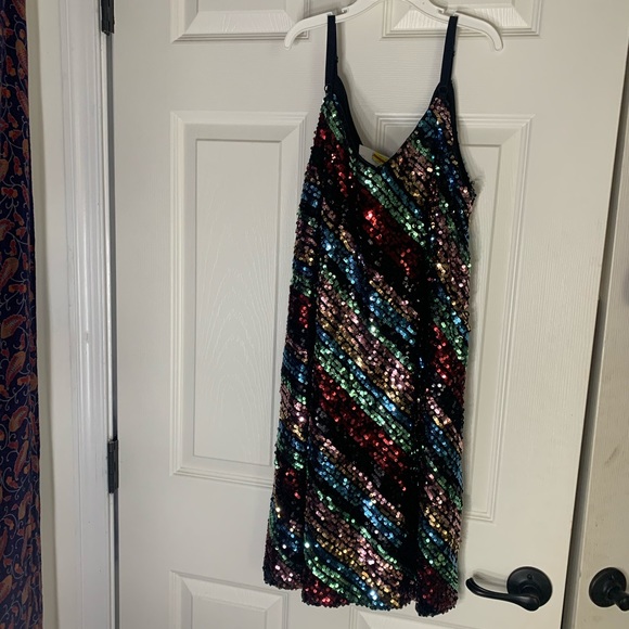 Macy’s sequence party dress - Picture 1 of 3